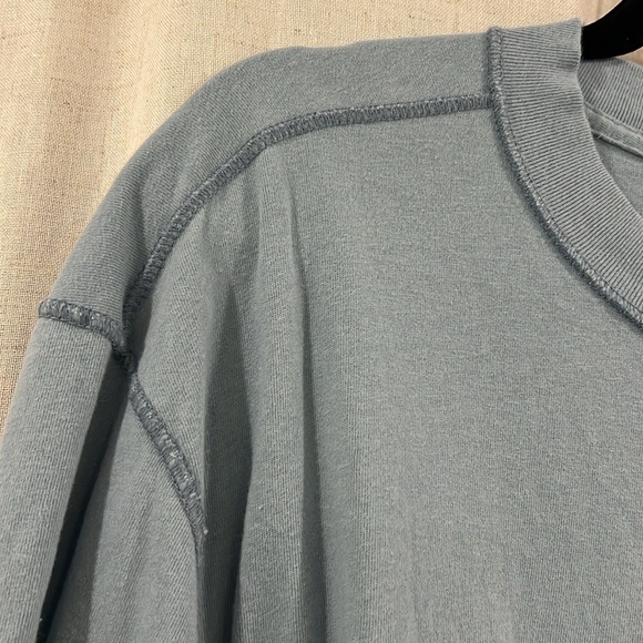 Abercrombie & Fitch X-Large oversize t-shirt powder blue - Picture 3 of 4